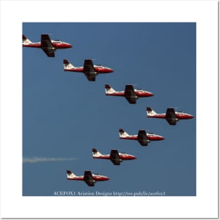 Snowbirds 7-Ship Formation Posters and Art